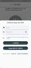 Go VPN - Google One-Key SignIn Screenshot 1