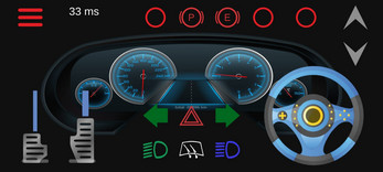 Steering Wheel Emulator(Euro Truck) ဖန်သားပြင်ဓာတ်ပုံ 1