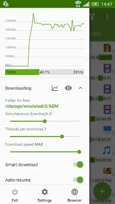 Advanced Download Manager ekran görüntüsü 2