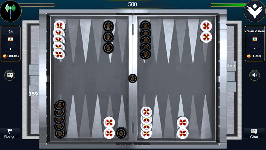 Backgammon Plakato : محبوسه экрана 2