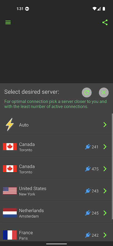 Free VPN Services .org captura de pantalla 