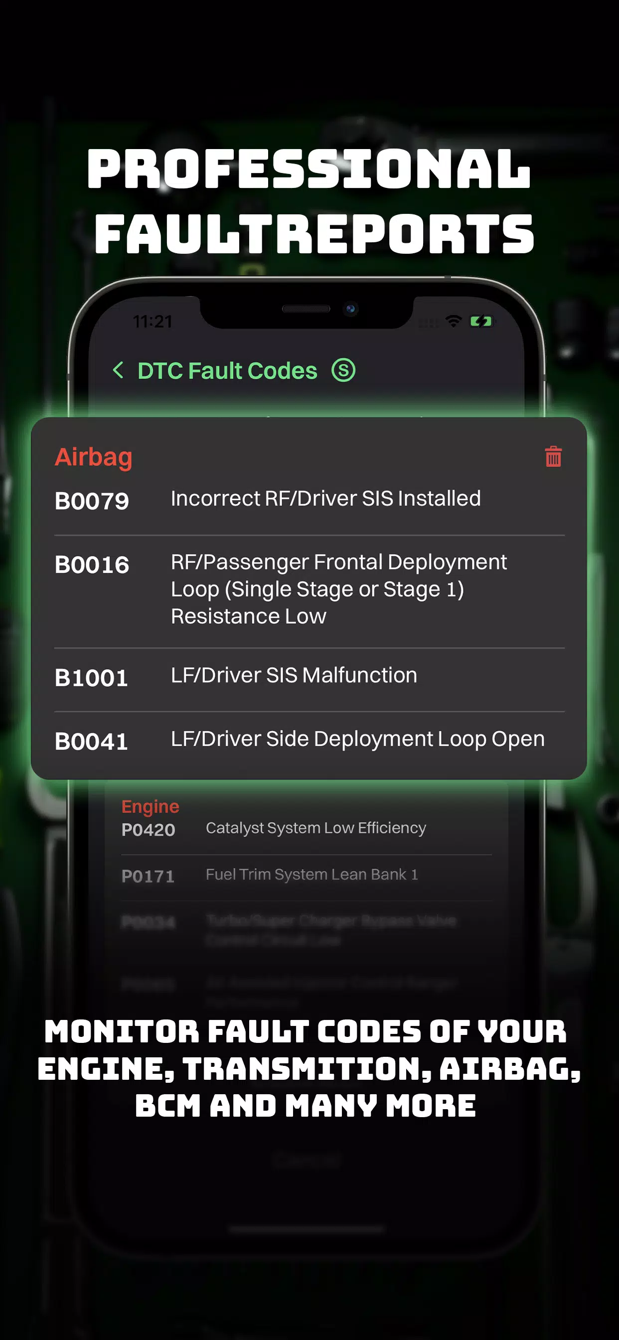 ULTRA OBD OBD2 CAR SCANNER ELM captura de pantalla 