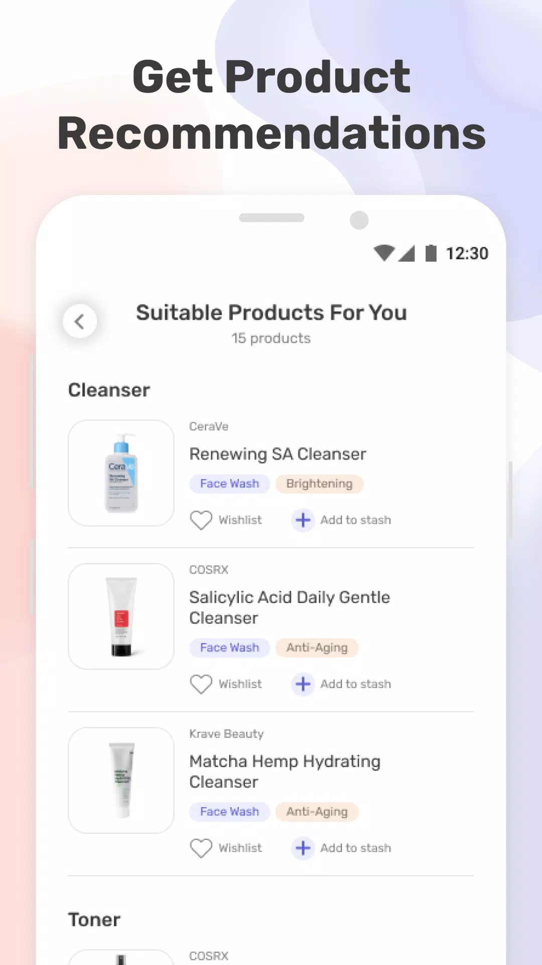 TroveSkin: Your Skincare Coach Screenshot 2