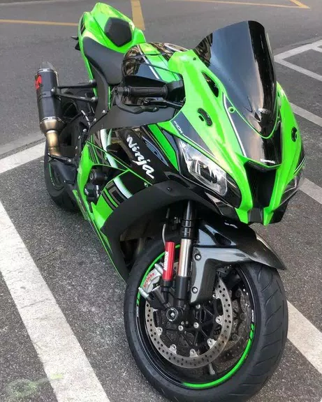 Kawasaki Ninja ZX10r Wallpaper স্ক্রিনশট 3