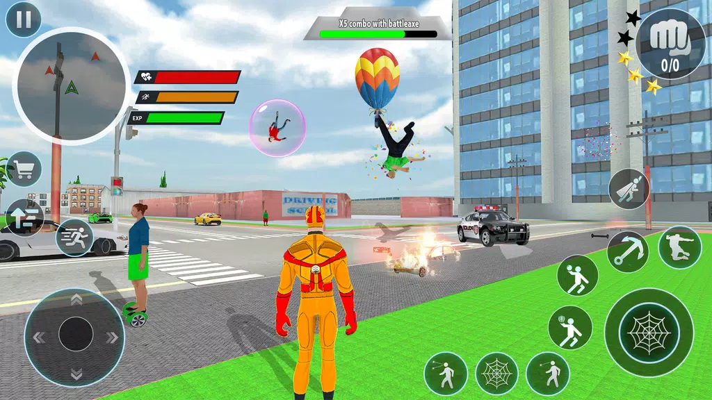 Police Robot Rope Hero Game 3d应用截图第4张