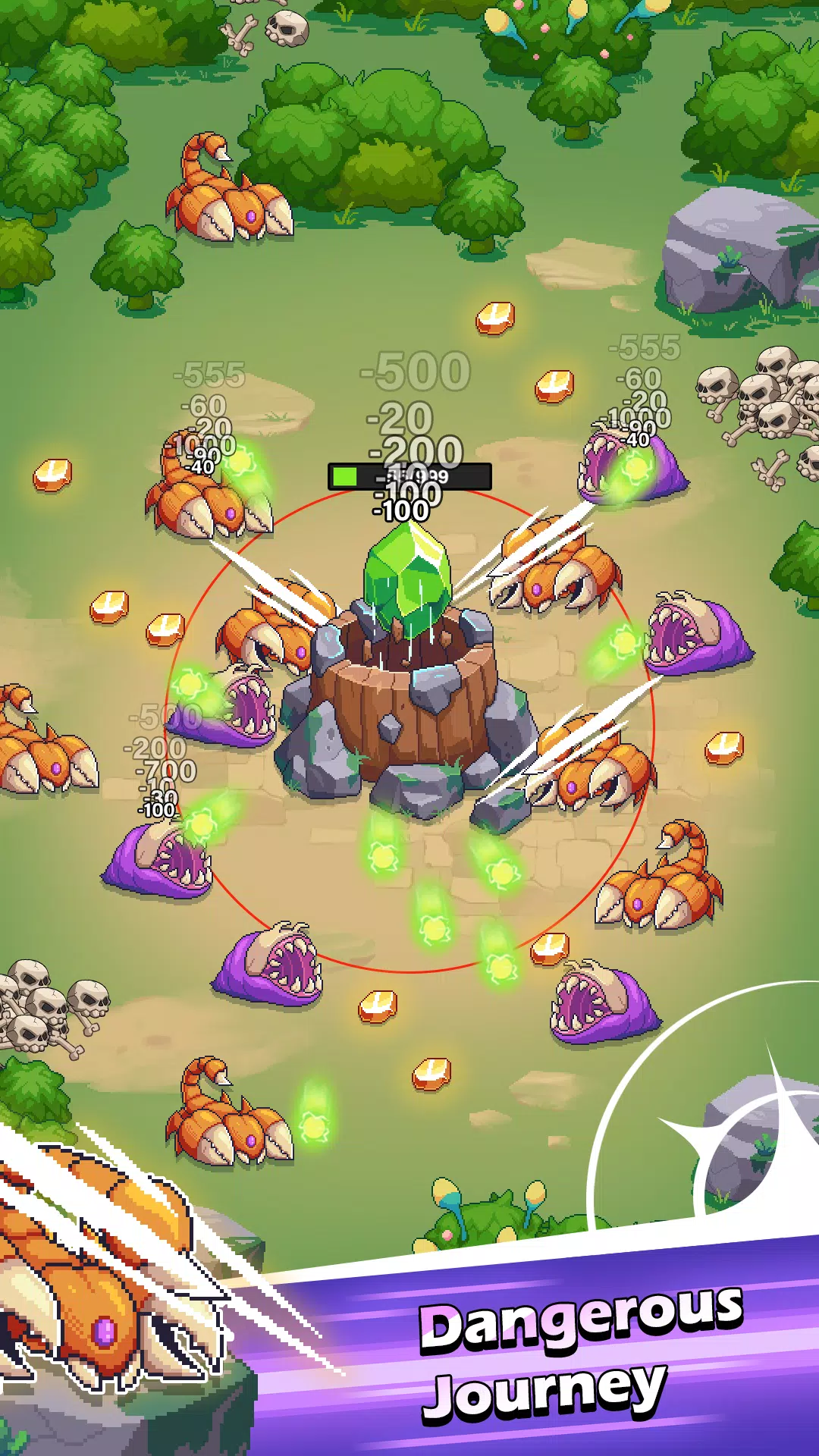 Pixel Defense: Idle TD screenshot 1