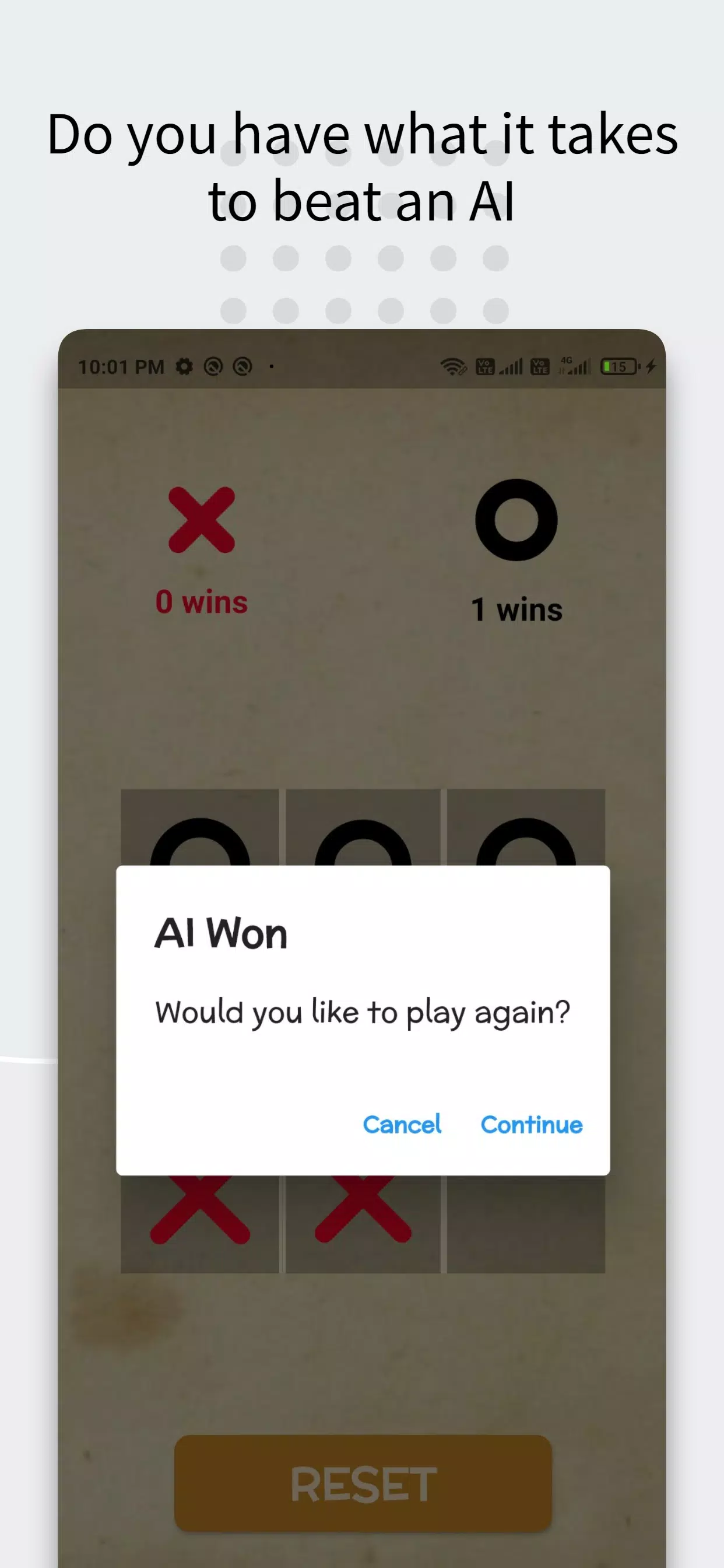 Tic Tac Toe AI Game Screenshot 4