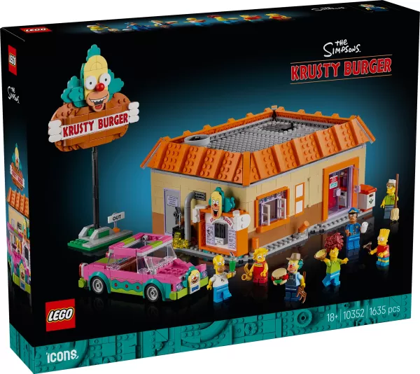 Lego Rev Rev Simpsons合作，推出Krusty Burger set