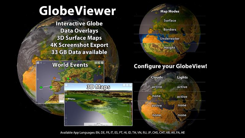 GlobeViewer Скриншот 1