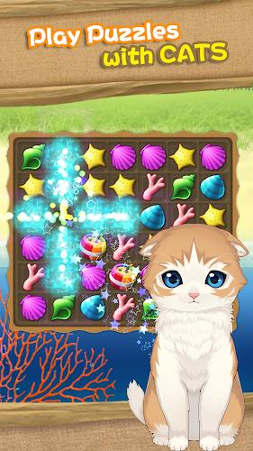 Cat Island Diary~Happy Match 3 স্ক্রিনশট 2