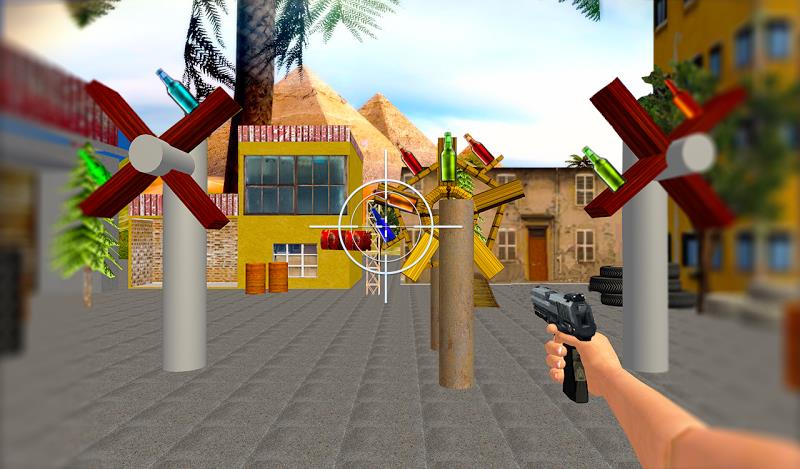 FPS Gun: Bottle Shooting Game Screenshot 1