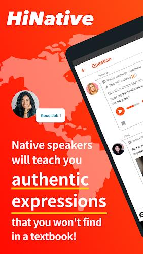HiNative: Aprende Idiomas captura de pantalla 