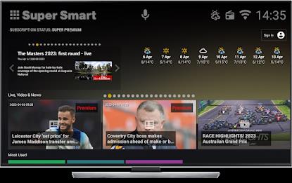 Super Smart TV Launcher экрана 1