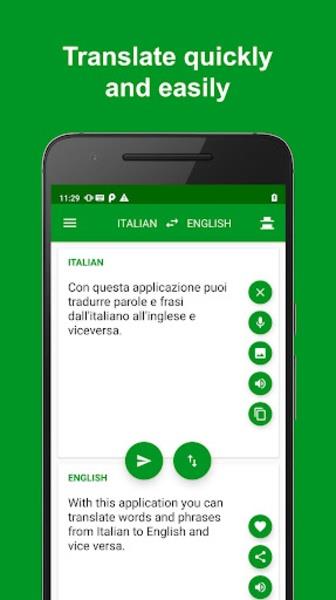 Italian - English Translator captura de pantalla 