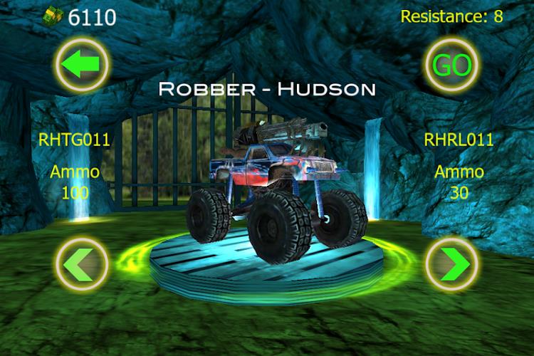 Crazy Monster Truck Fighter - captura de pantalla 