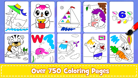 Coloring Games & Coloring Kids ảnh chụp màn hình 4