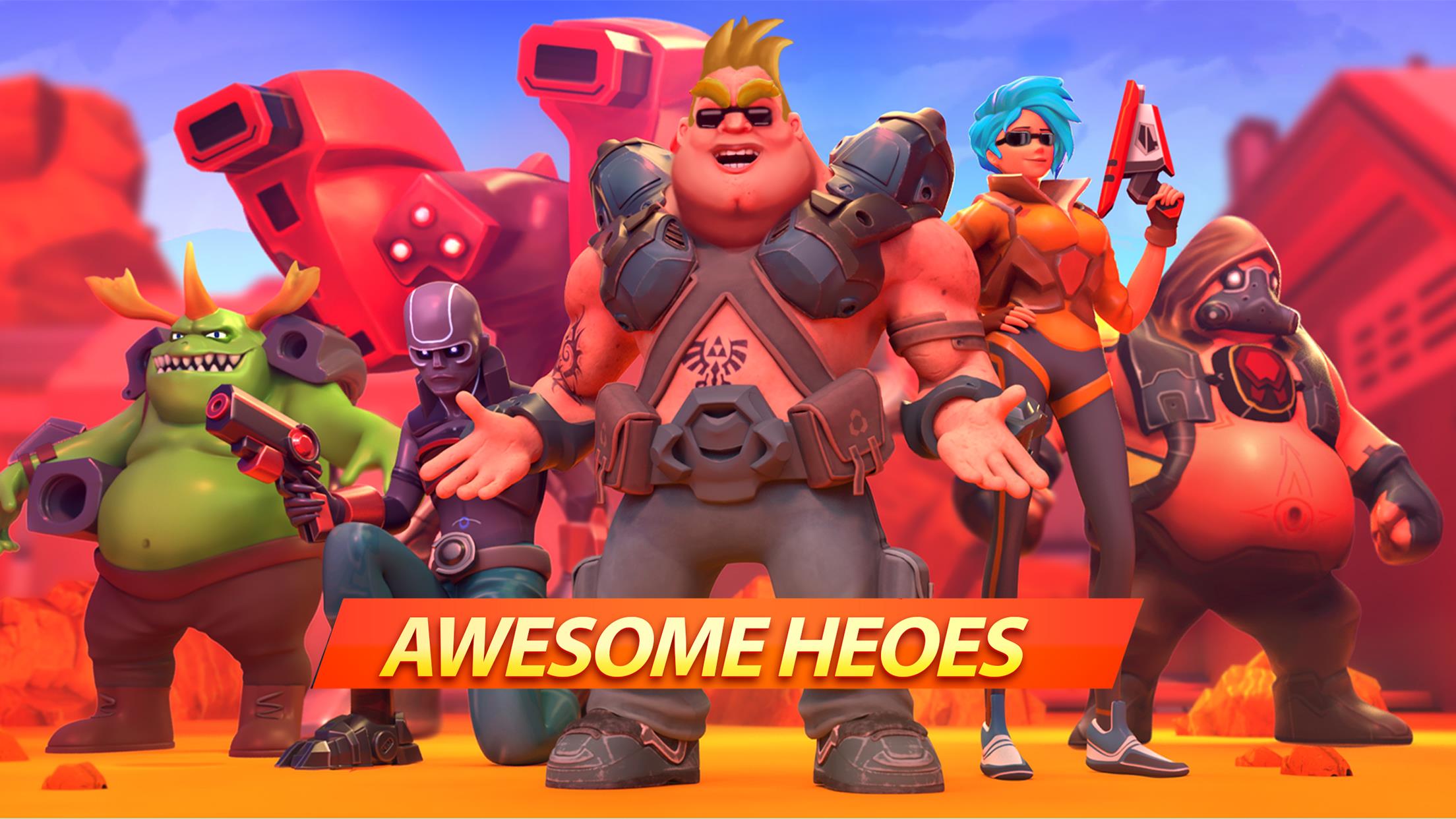 Frag Hero Shooter Mad Heroes ekran görüntüsü 1