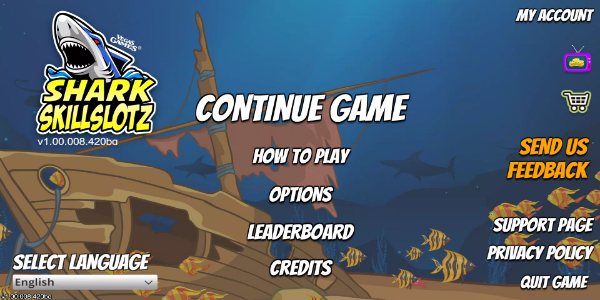 Shark Skill Slotz captura de pantalla 