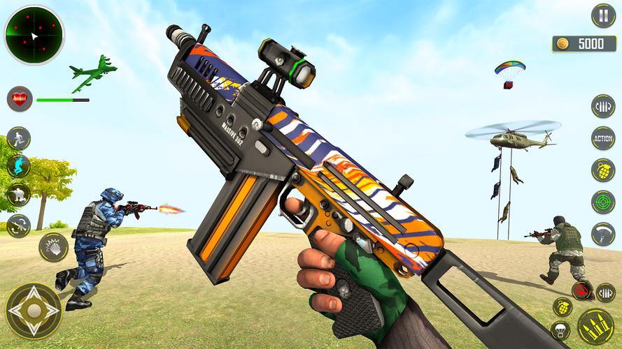 FPS Shooting game 3d gun game captura de pantalla 