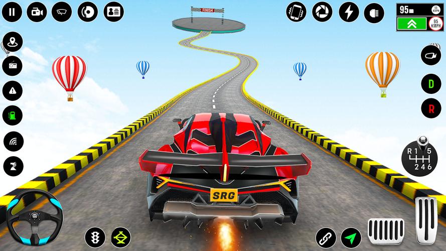 GT Car Stunt : Ramp Car Stunts экрана 1