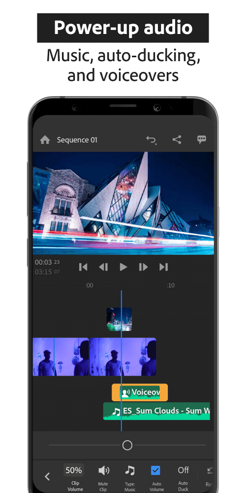 Screenshot Adobe Premiere Rush: Video 3