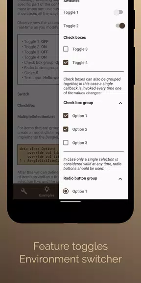 Beagle - Debug menu demo zrzut ekranu 4