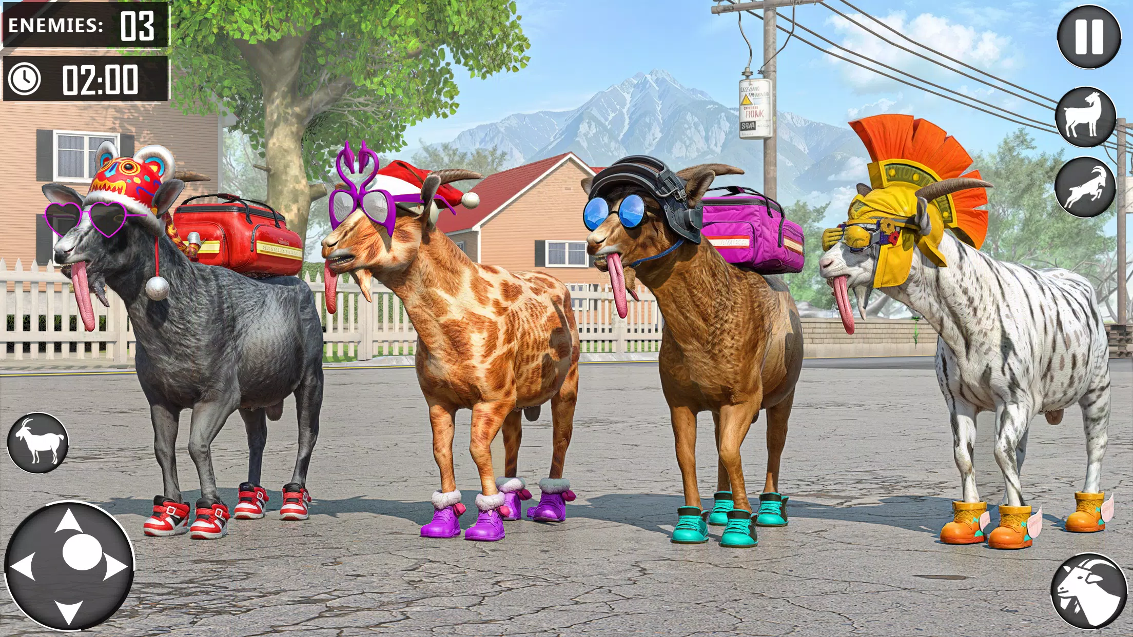 Angry Goat Fun Simulator ဖန်သားပြင်ဓာတ်ပုံ 4