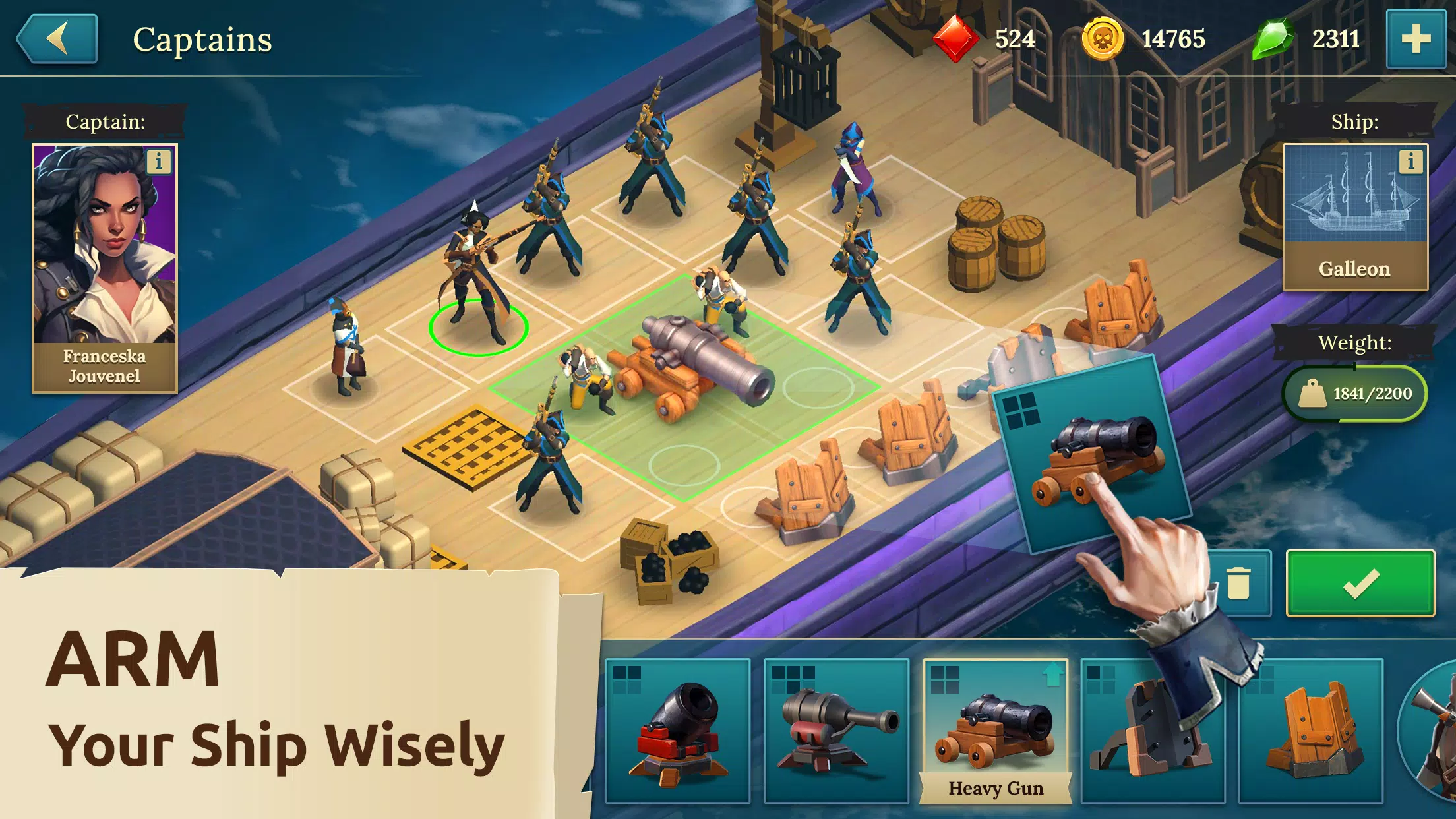 Pirate Ships・Build and Fight Screenshot 2