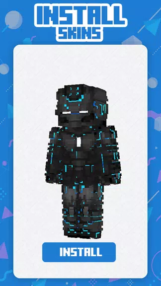 Neon Squad Skin Minecraft ảnh chụp màn hình 4