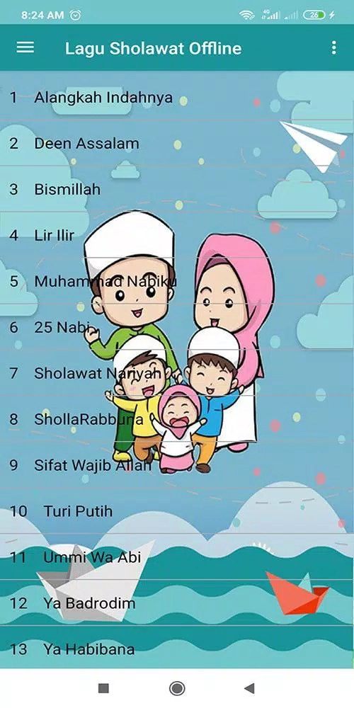 Lagu Sholawat & Anak Muslim ảnh chụp màn hình 2