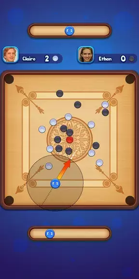 Carrom Strike - Disc Pool Game Screenshot 2