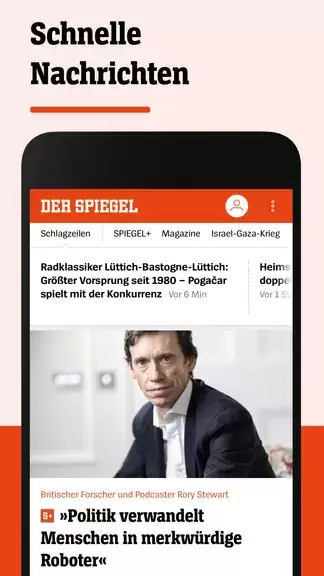 DER SPIEGEL - Nachrichten ဖန်သားပြင်ဓာတ်ပုံ 1