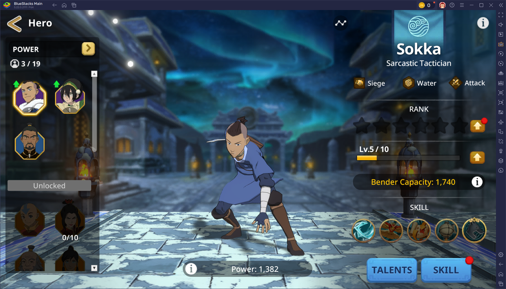 Guide des héros: recruter, mettre à niveau, utiliser des héros dans Avatar: Realms collide