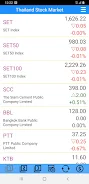 Thailand Stock Market, Stocks ekran görüntüsü 1