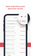 Unreserved: Bus Timetable App ảnh chụp màn hình 4