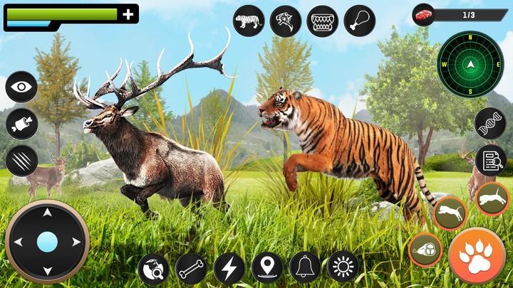 Tiger Simulator Animal Game 3D экрана 1