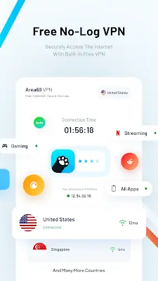 Pawxy - Fast VPN & Web Browser Capture d'écran 2