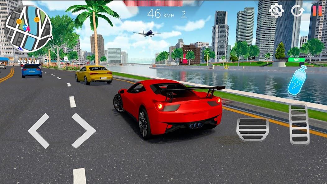 Car Real Simulator Mod स्क्रीनशॉट 1