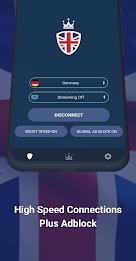 VPN UK: Fast VPN with Adblock screenshot 4