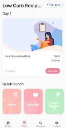 Low carb recipes diet app screenshot 3