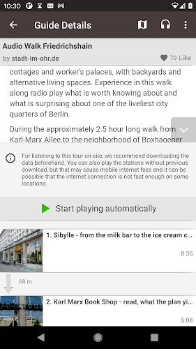 Screenshot guidemate Audioguide-Plattform 2