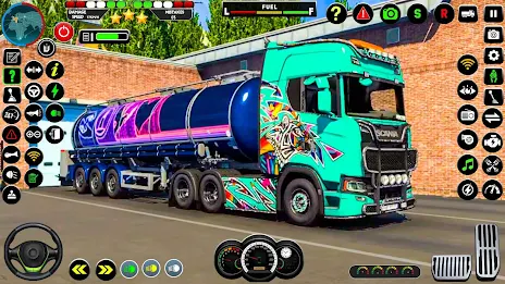 US Oil Tanker Truck Drive Sim zrzut ekranu 1