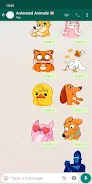 Animals Stickers WAStickerApps экрана 2