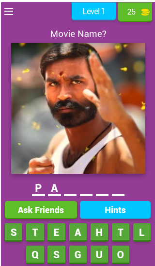 Tamil Movies Quiz ekran görüntüsü 1