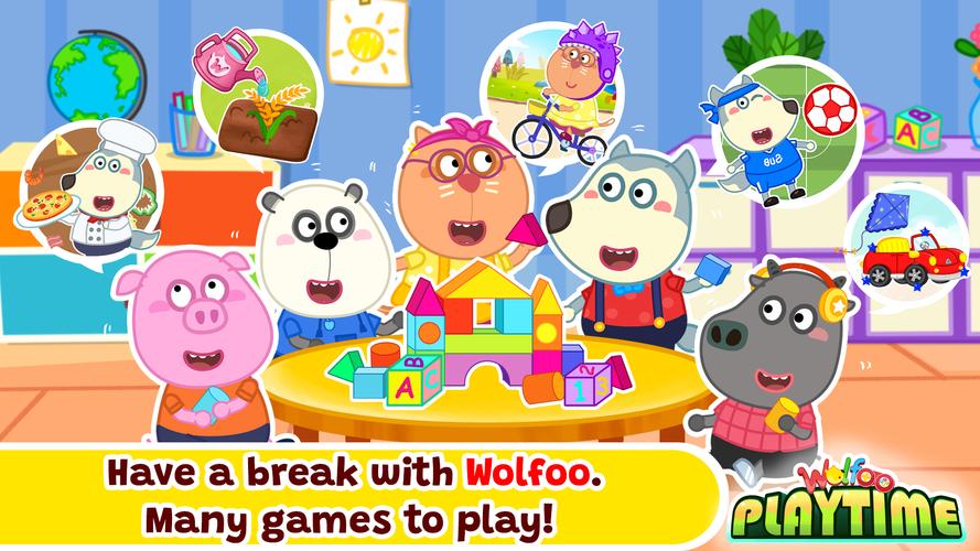 Wolfoo Playtime School Stories Screenshot 1