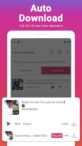 Video Downloader For Insta - IG Stories, Reels ဖန်သားပြင်ဓာတ်ပုံ 3