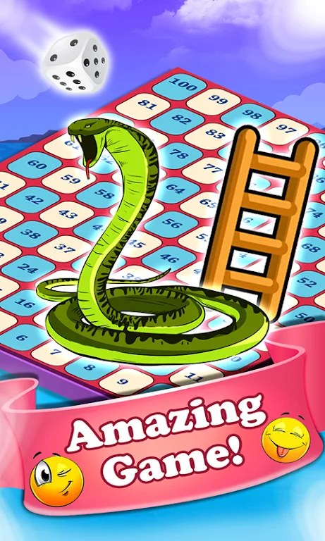Snakes and Ladders Dice Game captura de pantalla 