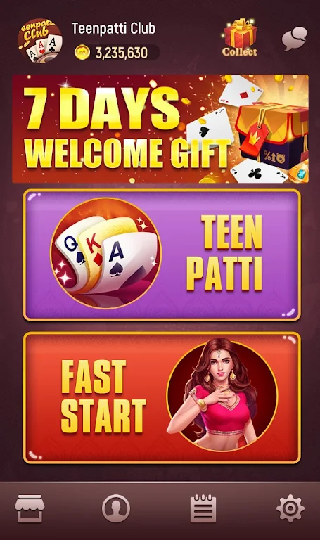Teenpatti Club экрана 1