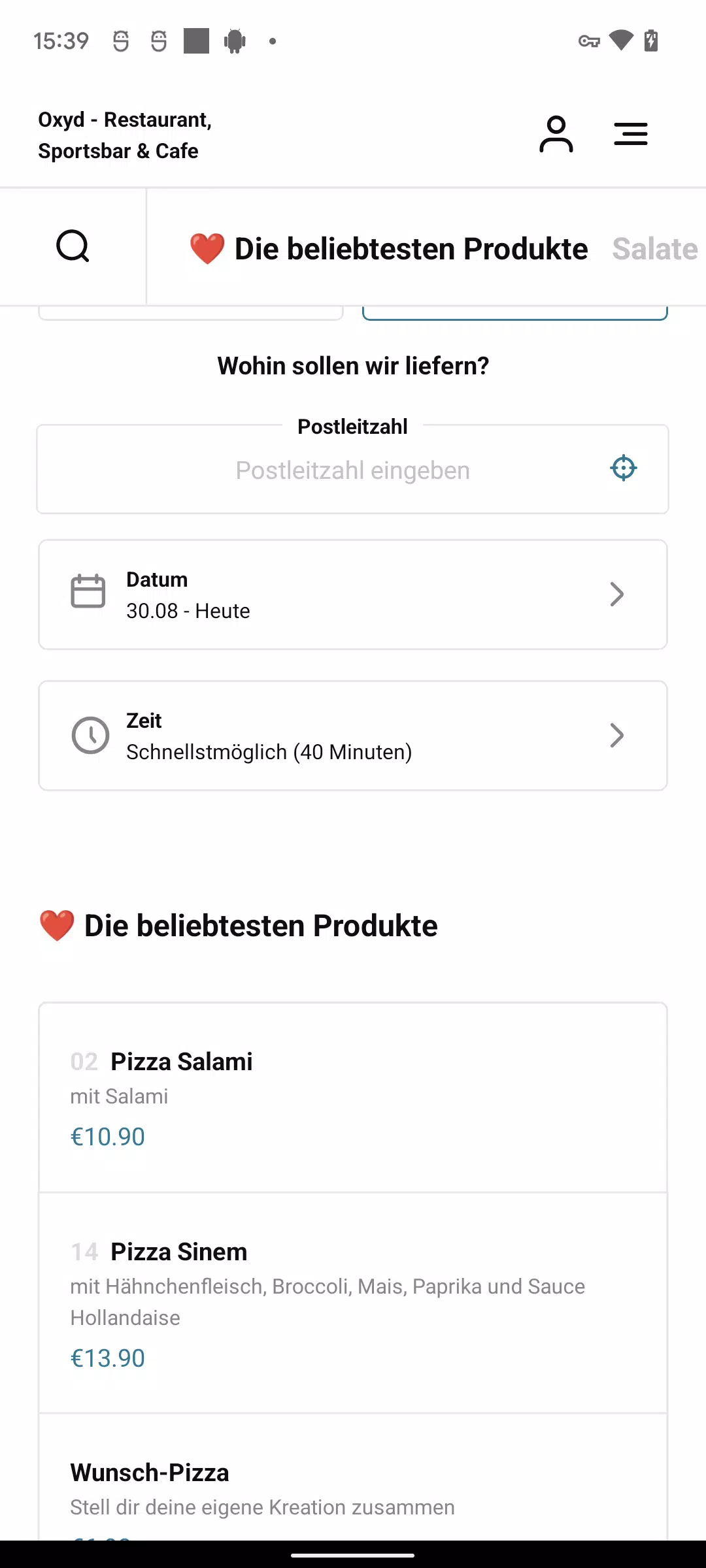 Oxyd - Restaurant Screenshot 3