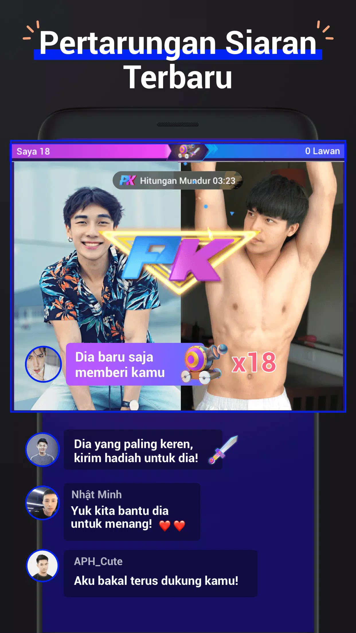 HeeSay-Blued Chat & Gay LIVE Captura de tela 4